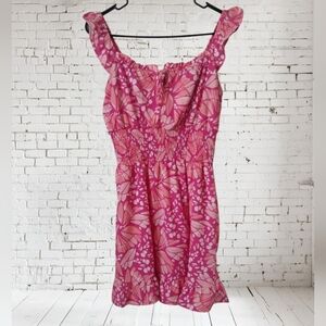 Lily Rose Smocked Waist Skater Dress Juniors Size Large NWT